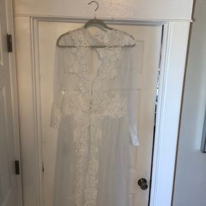 Lace Bridal Robe